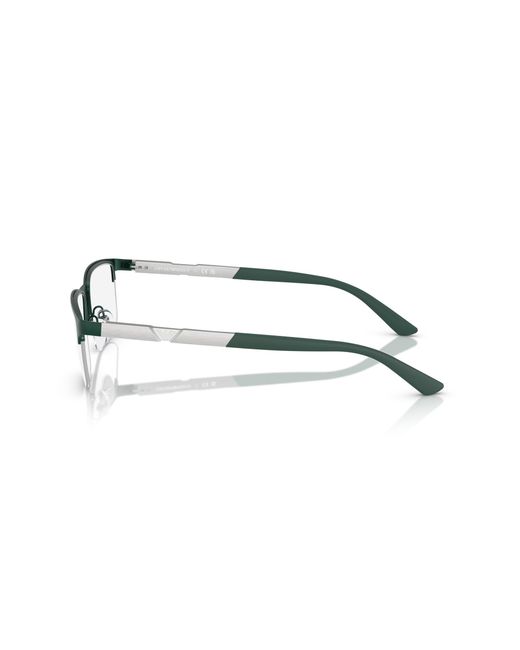 Emporio Armani Black Ea1164 3017 Optical Frames Metal Transparent Squared Normal for men