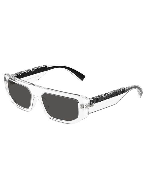 Dolce & Gabbana Black Dg6203 313387 Sunglasses Injected Squared Normal