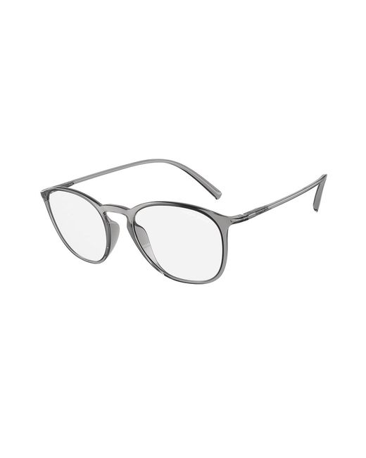 Giorgio Armani Black Ar8186U 5948M4 Sunglasses Plastic Transparent Squared Photochromatic for men
