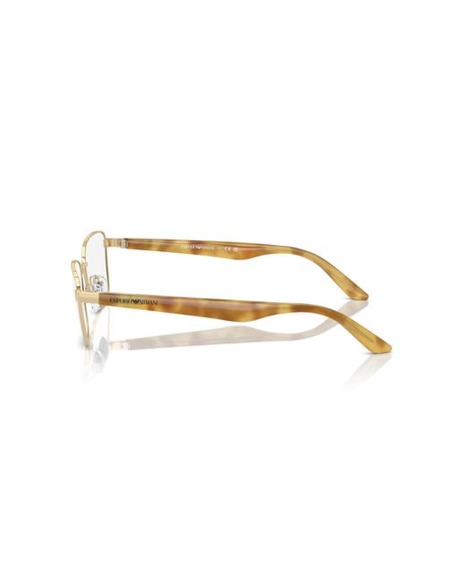 Emporio Armani Black Ea1156 3013 Optical Frames Metal Geometric Normal