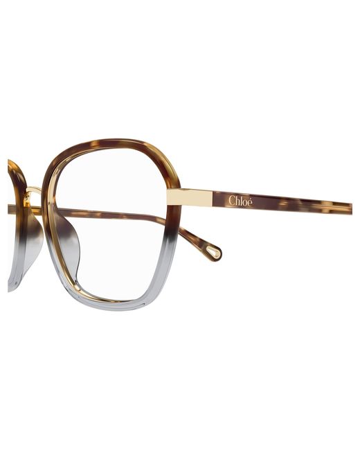 Chloé Black Ch0309O 003 Optical Frames Bio-Injected Transparent Squared