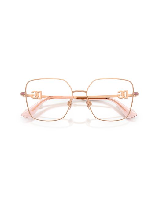 Dolce & Gabbana Black Dg1367B 1298 Optical Frames Metal Transparent Squared Normal