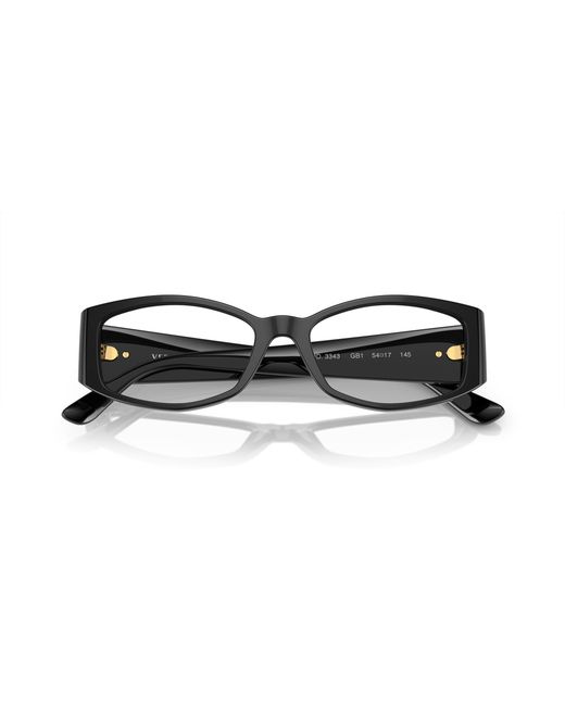 Versace Black Ve3343 Gb1 Optical Frames Acetate Geometric