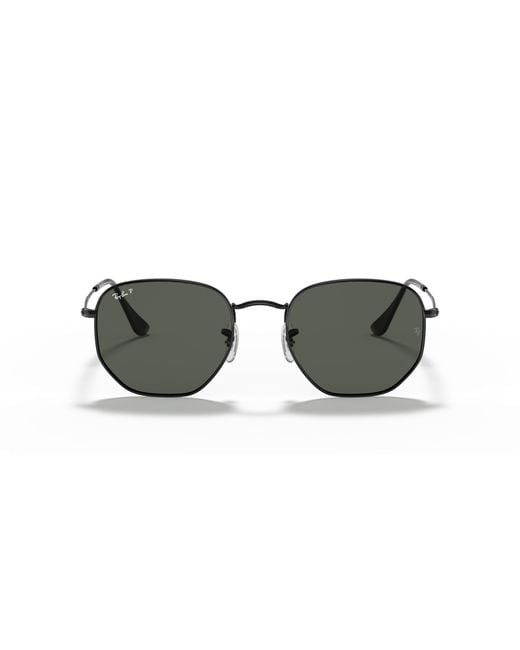 Ray-Ban Green Rb3548n Hexagonal Flat Lenses