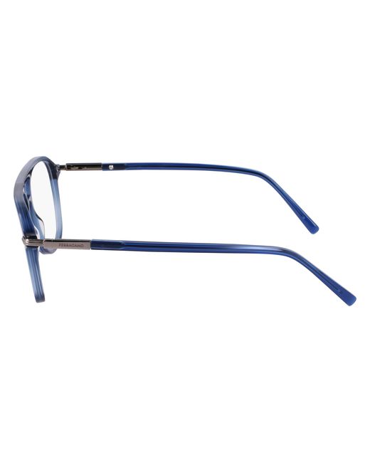 Ferragamo Black Sf3006 432 Optical Frames Acetate Squared Normal for men