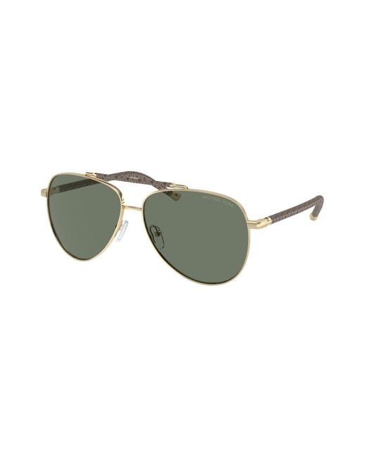 Michael Kors Green Mk1146 Portugal 10143H Sunglasses Metal Pilot Normal