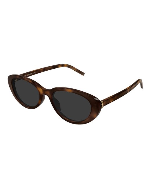 Saint Laurent Black Sl M154 003 Sunglasses Acetate Round