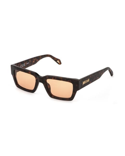 Just Cavalli Black Sjc198 04Ap Sunglasses Acetate Squared Normal