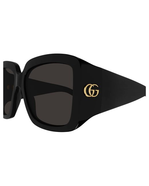 Gucci Black Gg1402Sa 001 Sunglasses Injected Squared Normal