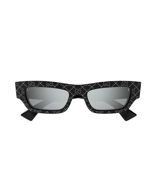 Gucci Black Gg1839S 006 Sunglasses Acetate Squared for men