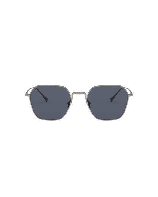 Giorgio Armani Black Ar6104 300387 Sunglasses Metal Squared Normal for men