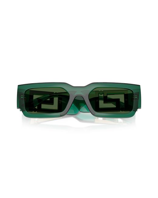 Versace Green Ve4506U 514471 Sunglasses Injected Squared Normal for men