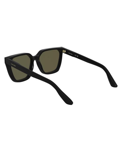 Calvin Klein Black Ck25500S 001 Sunglasses Acetate Squared Normal
