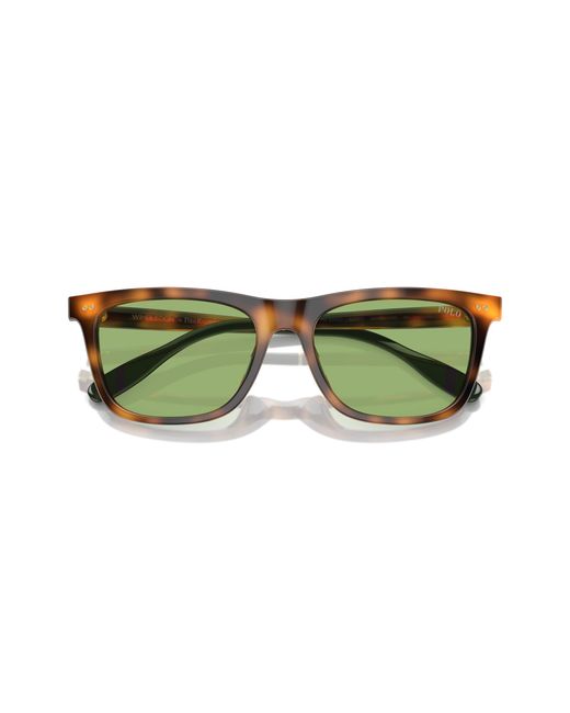 Polo Ralph Lauren Green Ph4205U 6089/2 Sunglasses Acetate Squared Normal for men