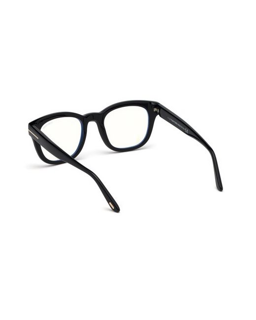 Tom Ford Black Ft5542-B 001 Optical Frames Acetate Geometric Normal for men