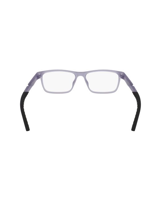 Nike Black 7092 405 Optical Frames Injected Squared Normal Photochromatic for men