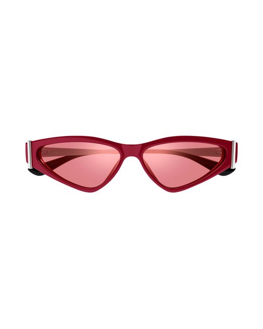 McQueen Black Am0493S 003 Sunglasses Acetate Geometric
