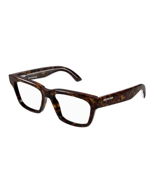 Balenciaga Black Bb0343O 002 Optical Frames Acetate Transparent Squared