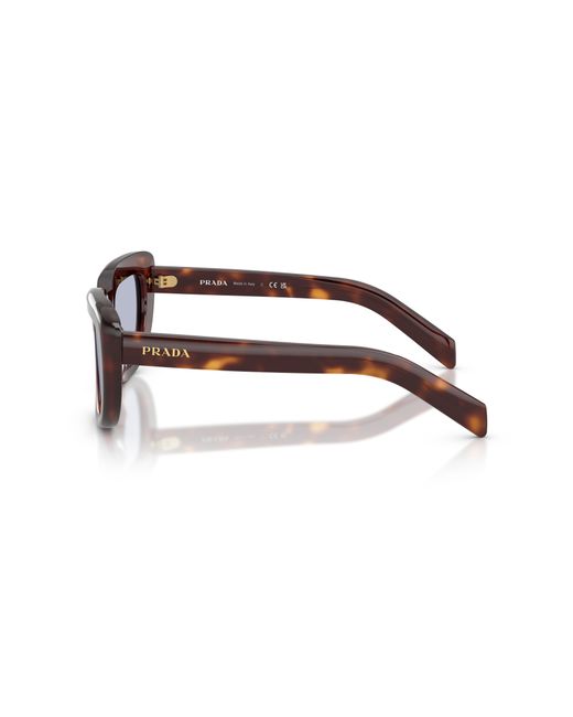 Prada Black Pr D07S 15W30X Sunglasses Acetate Squared Normal