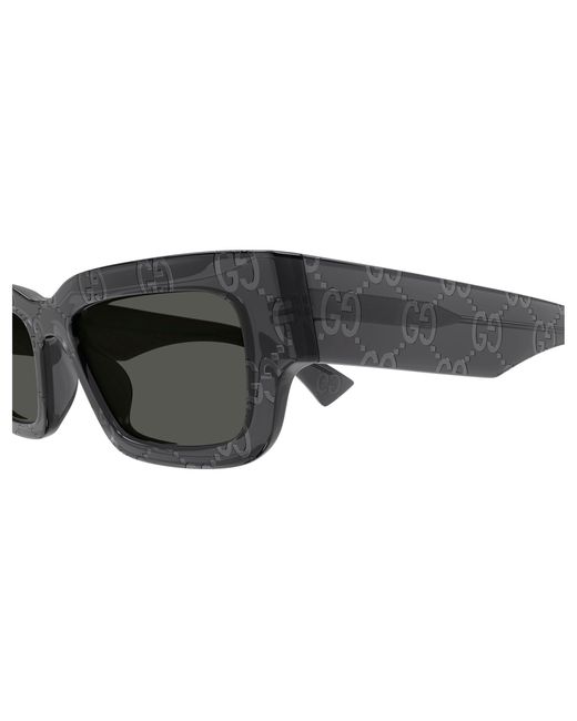 Gucci Black Gg1838S 011 Sunglasses Acetate Squared for men