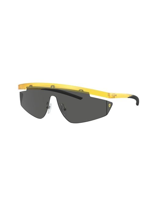 FERRARI SCUDERIA Black Fz6001 507/87 Sunglasses Injected Geometric Normal