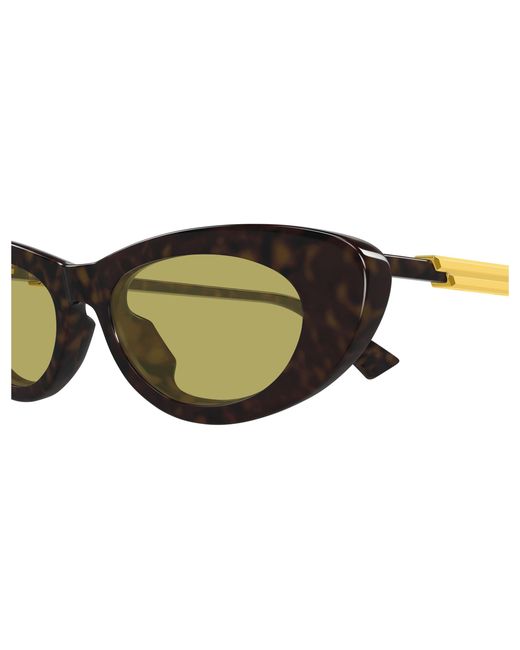 Bottega Veneta Black Bv1447S 002 Sunglasses Acetate Cat Eye