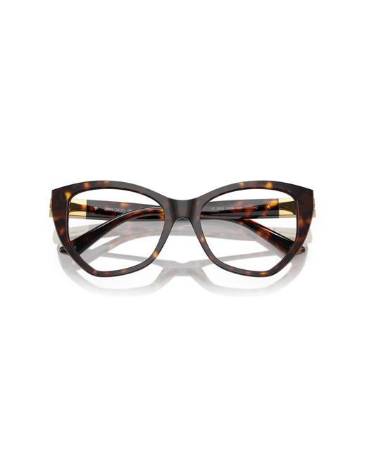 Jimmy Choo Black Jc3026 5002 Optical Frames Acetate Geometric Normal