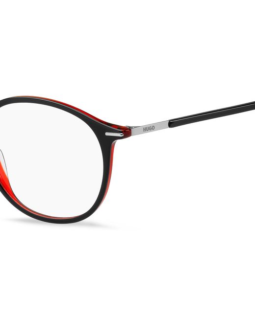 Boss Black Hg 1277 Oit Optical Frames Acetate Round