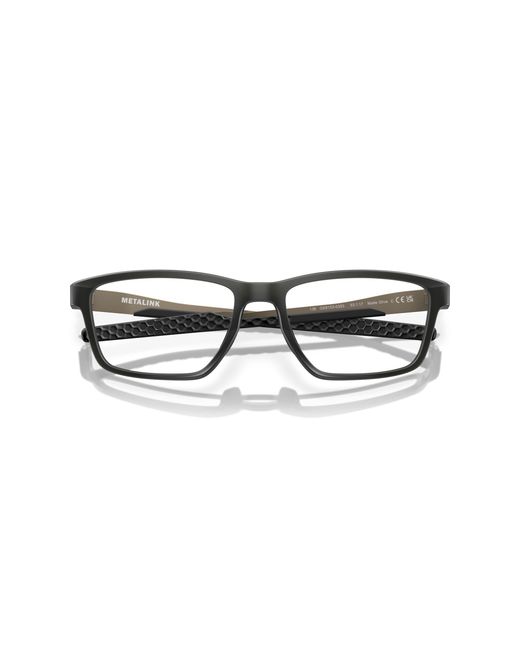 Oakley Black Ox8153 Metalink 815303 Optical Frames Plastic Squared for men