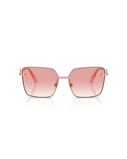 Dolce & Gabbana Black Dg2332B 12988D Sunglasses Metal Squared Normal Nuanced