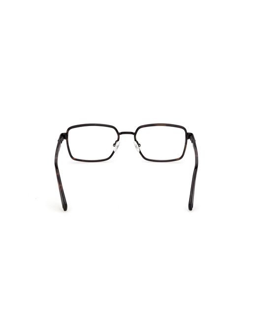 Guess Black Gu50372 052 Optical Frames Metal Squared Normal for men