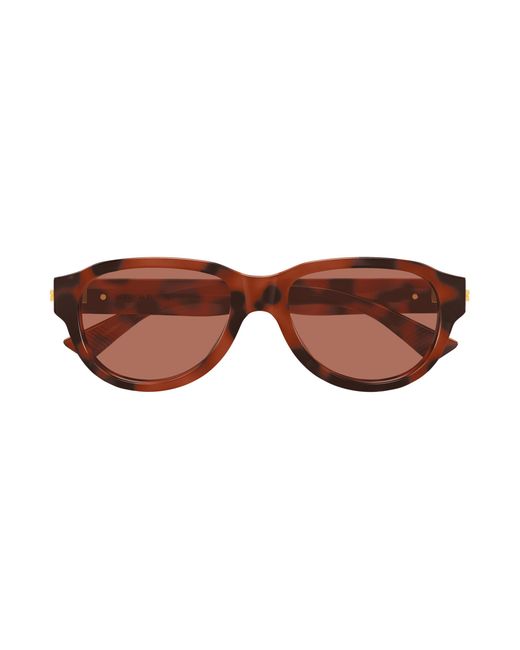 Bottega Veneta Black Bv1410S 002 Sunglasses Acetate Round for men