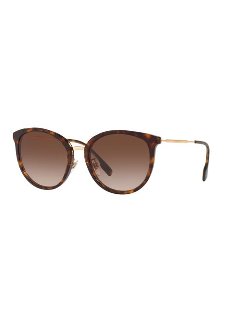 Burberry Black Be4289D 300213 Sunglasses Acetate Round Normal Shaded