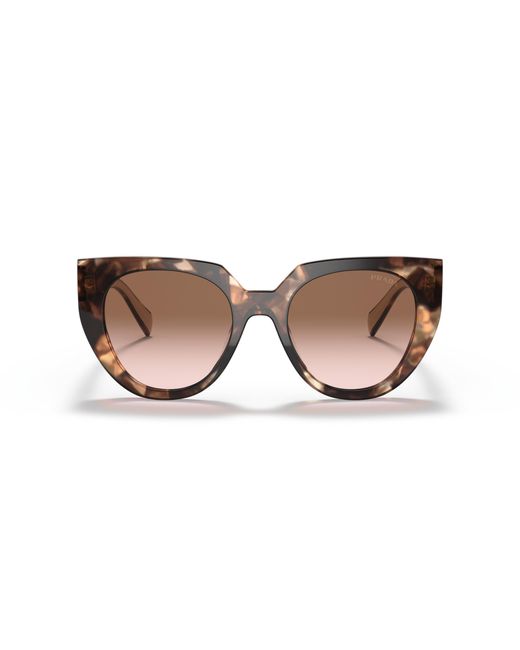 Prada Black Pr 14Ws 01R0A6 Sunglasses Acetate Cat Eye Normal Shaded