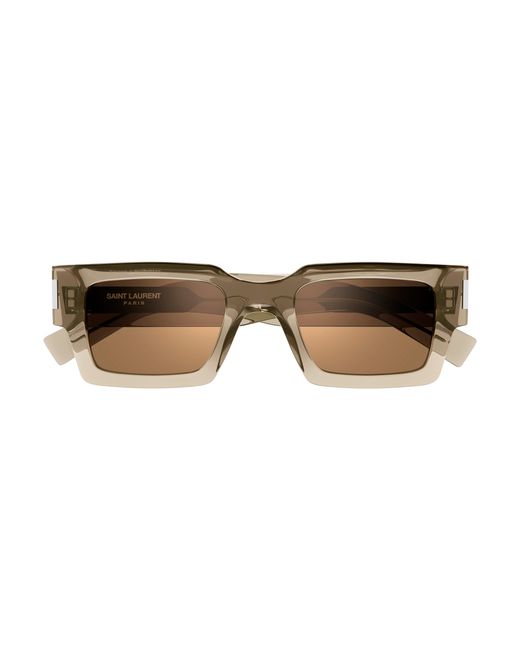 Saint Laurent Black Sl 572 006 Sunglasses Acetate Squared Flash