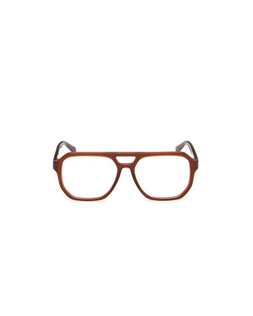 Guess Black Gu50327 045 Optical Frames Acetate Squared Normal for men
