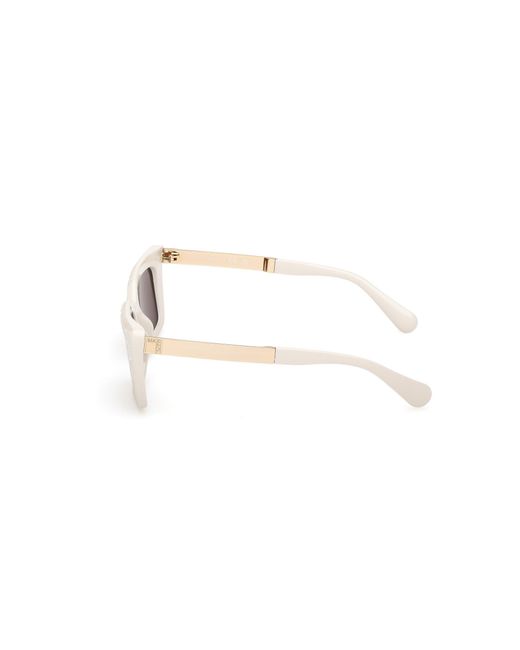 MAX&Co. Black Mo0143 25E Sunglasses Injected Squared Normal