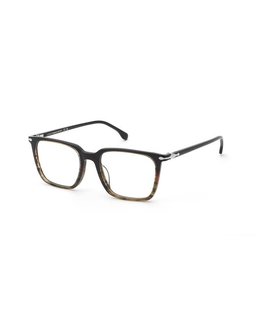 Lozza Black Vl4405 Asolo 1 0Acn Optical Frames Acetate Squared for men
