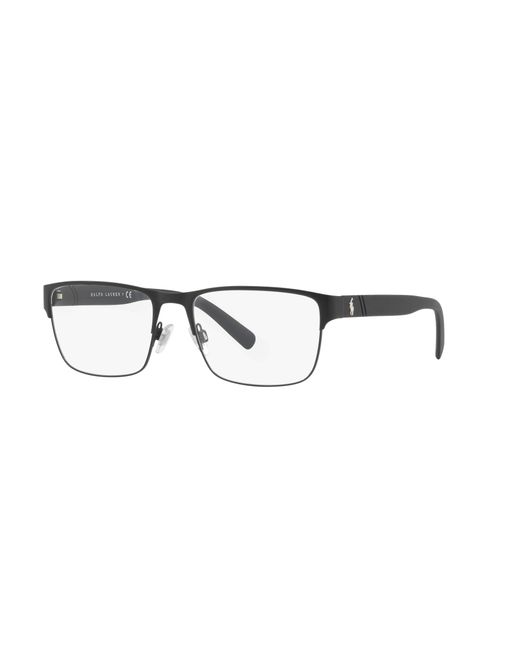 Polo Ralph Lauren Black Ph1175 9038 Optical Frames Metal Squared Normal for men