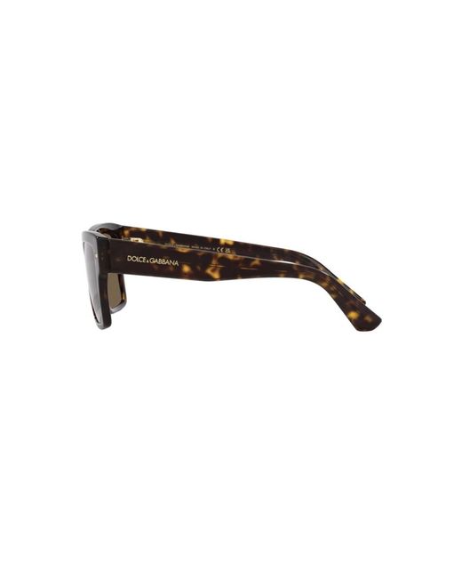 Dolce & Gabbana Gray Dg4431 502/73 Sunglasses Acetate Squared Normal for men