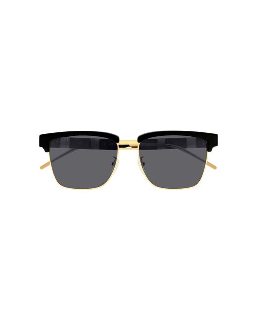 Gucci Black Gg0603S 001 Sunglasses Acetate Squared Normal for men
