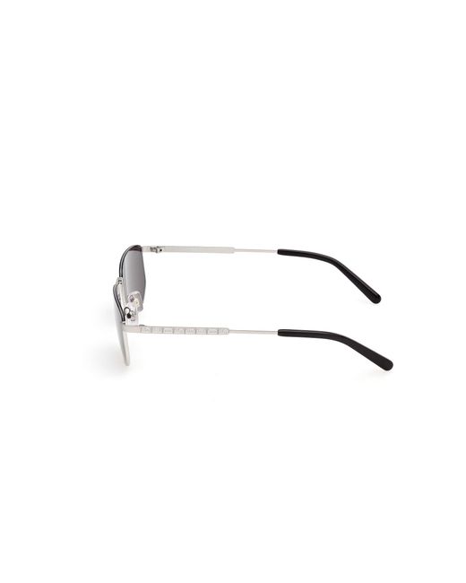 Gcds Black Gd0079 16A Sunglasses Metal Smoke Squared Normal