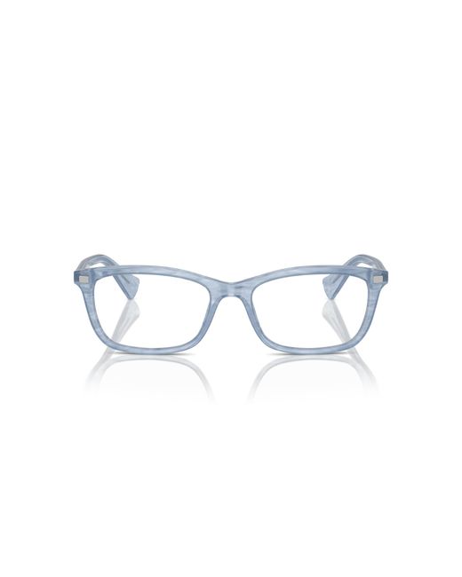 Ralph Lauren Black Ra7089 6156 Optical Frames Acetate Transparent Squared Normal