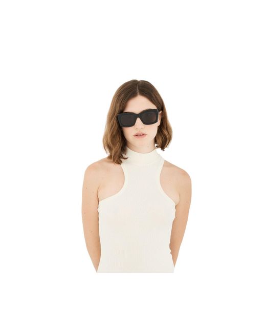Retrosuperfuture Black D73 Komori Sunglasses Acetate Squared Normal