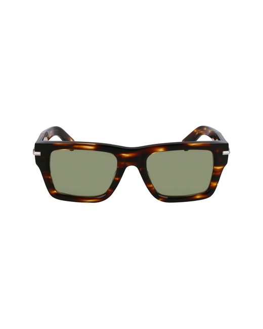 Ferragamo Black Sf2033S 216 Sunglasses Acetate Squared Normal for men