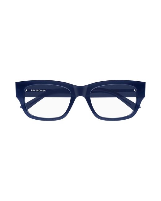 Balenciaga Black Bb0450O 004 Optical Frames Acetate Transparent Squared for men
