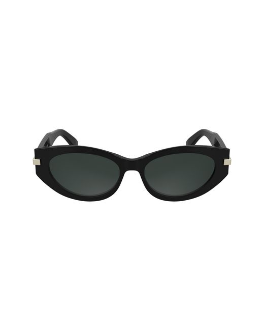 Calvin Klein Black Ck25502S 001 Sunglasses Acetate Cat Eye Normal