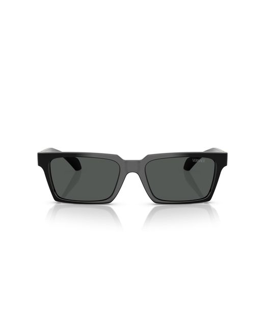 Versace Black Ve4490U Gb1/87 Sunglasses Injected Squared Normal for men