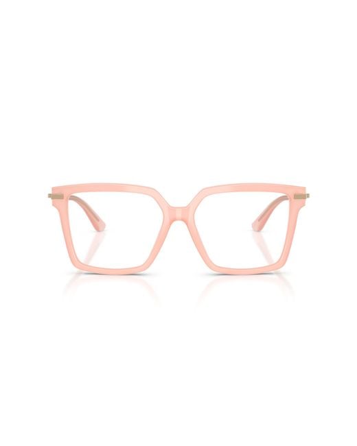 Dolce & Gabbana Black Dg3397 3436 Optical Frames Acetate Transparent Squared Normal