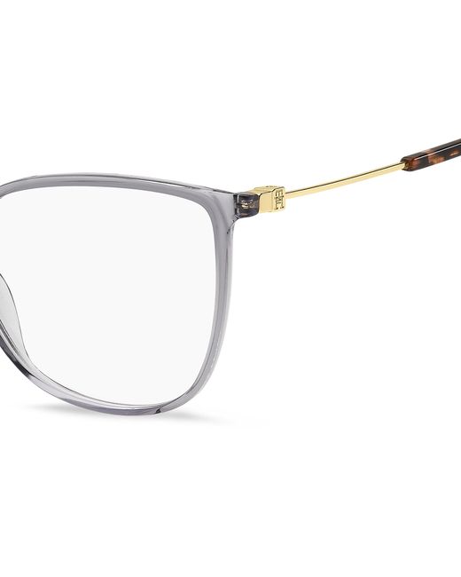 Tommy Hilfiger Black Th 2099 Kb7 Optical Frames Injected Squared